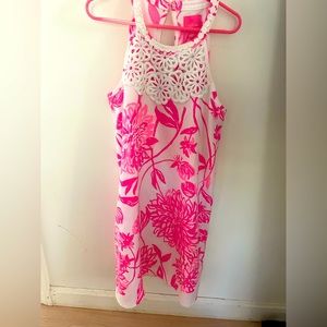 Lilly Pulitzer halter neck girls dress size 14. Worn once.